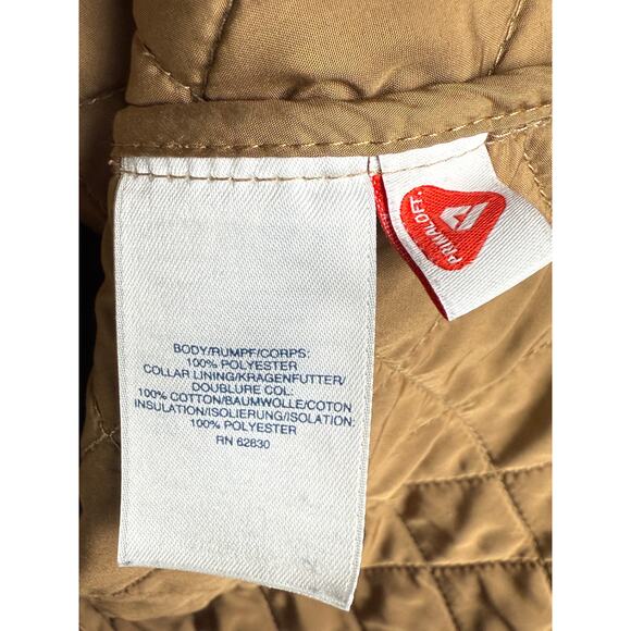 Land’s End Primaloft Chore Corduroy Collar Quilted Jacket Womens Large TALL EUC - Picture 5 of 7